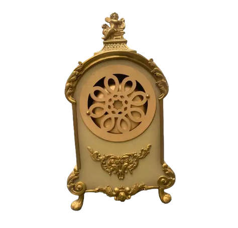 Le Castel Golden Bronze Louis XVI - Marie Antoinette Mantle Clock