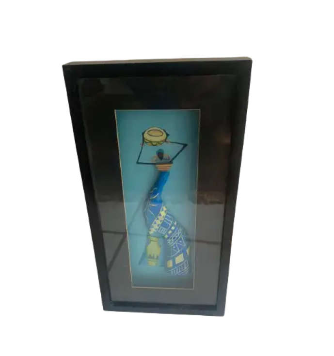 3d African Shadow box wall decor