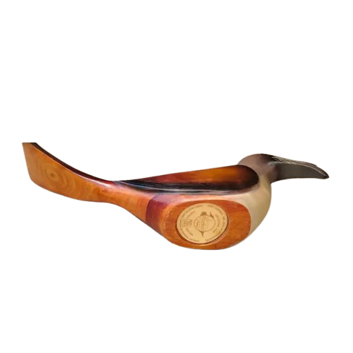 Feathers of Knysna Carved And Hand Painted Female Grey Hornbill Ltd Bird