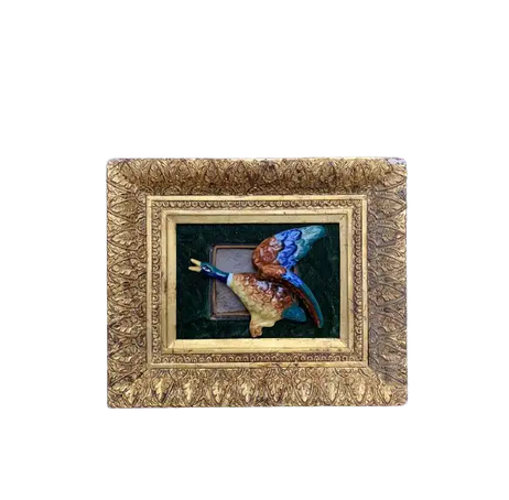 Framed Bird Artwork Original hummingbird