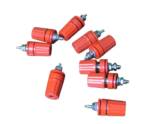 30pcs Banana Socket Test Socket Banana Plugs Terminal Connector Binding Post 4mm B