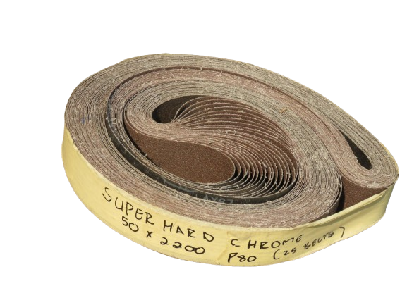 Sanding Belts (Super Hard Chrome 50mm x 2200mm) 25Belts