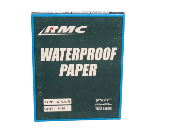 RMC Waterproof Sandpaper P220 (100 sheets)