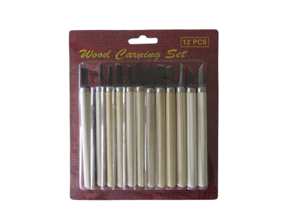 Wood Carving Set 12Pcs x3