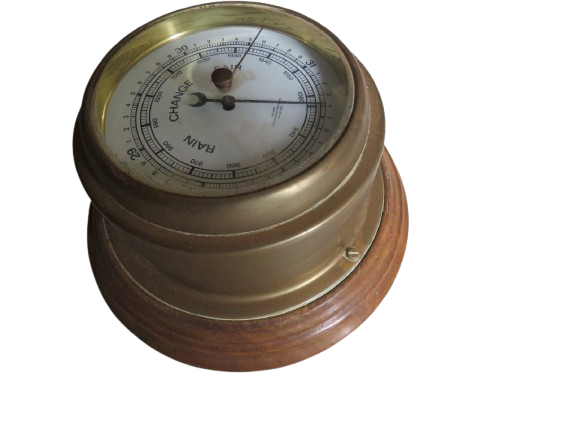 Maritime Instrument Baumuster Ship Salvaged Barigo Compensated Barometer Germany