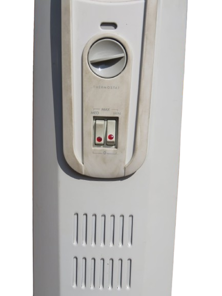 14 Fin Oil Fin Heater White