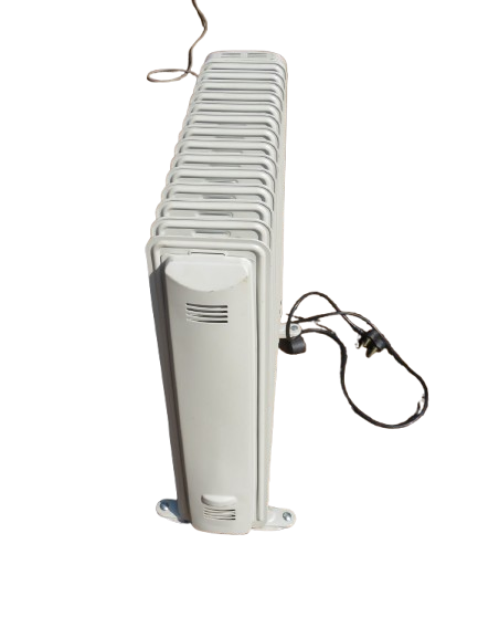 14 Fin Oil Fin Heater White