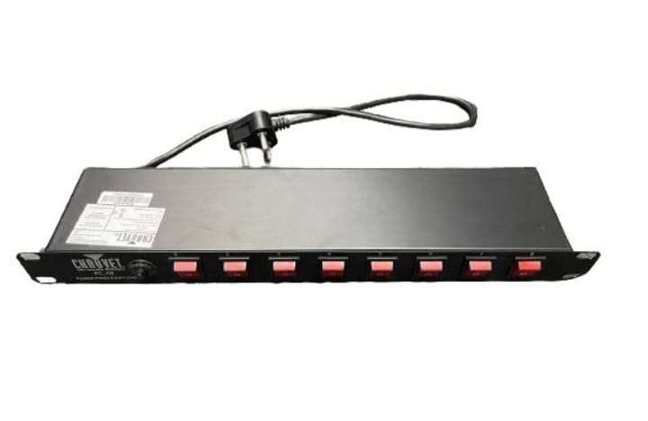 Chauvet PC-08 19" Rack Mount Power Panel Switch Pack