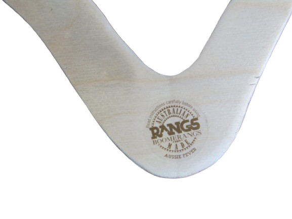 V Shaped Wooden Boomerang