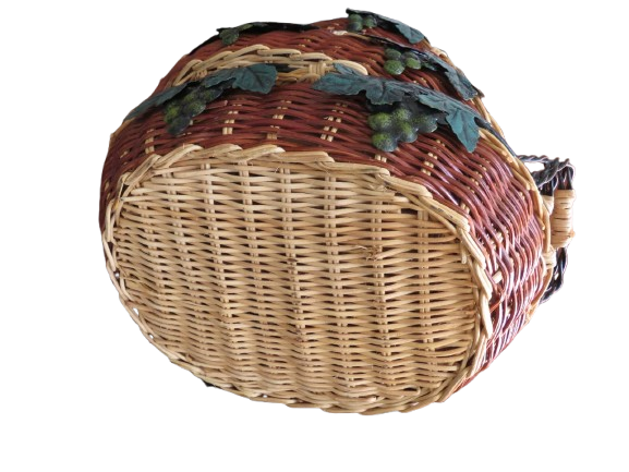 A set of 4, French Champagne Grape Harvest Basket