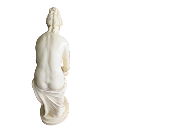 After Gaeteano Rossi Italian White Mable Fiugural Sculpture Of Venus
