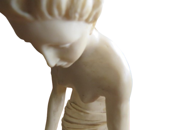 After Gaeteano Rossi Italian White Mable Fiugural Sculpture Of Venus