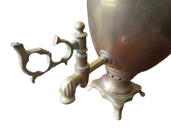 Vintage Russian Brass Samovar