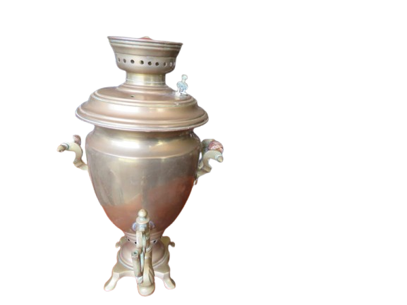 Vintage Russian Brass Samovar