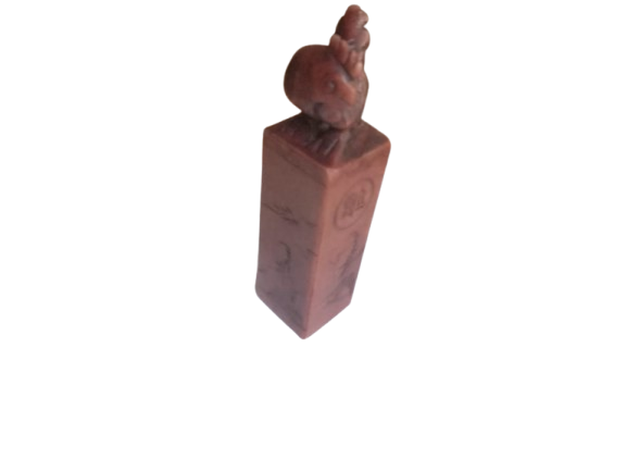 Exquisite: Mid-20th Century Chinese Green Jasper Tiger Seal & Babao Paste