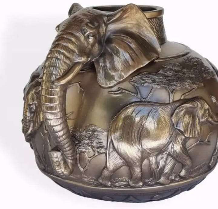 African Vase  Elephant
