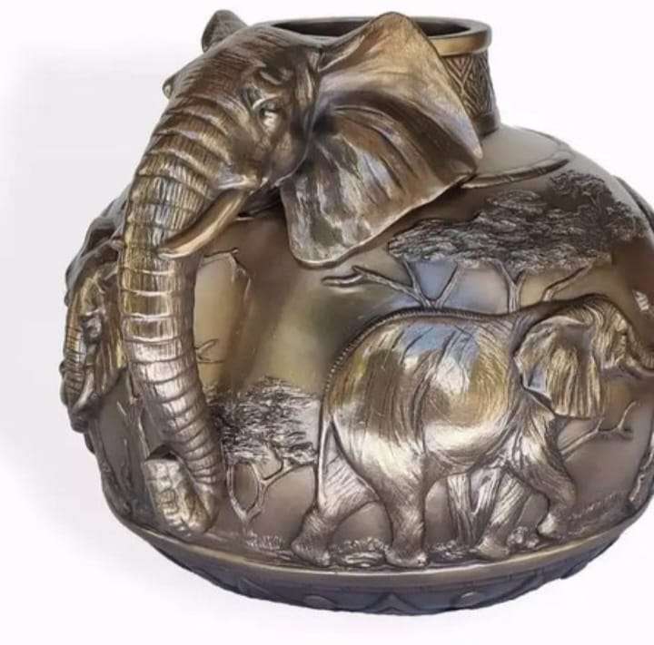 African Vase  Elephant