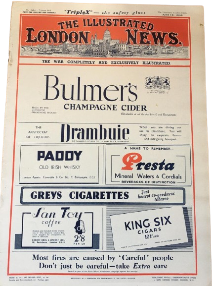 The Illustrated London News 1958 The Illustrated London News. The War Completely And...