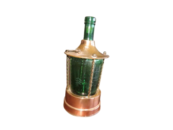 Vintage Wine Bottle with REUGE Swiss musical movement late 60s NOS condition