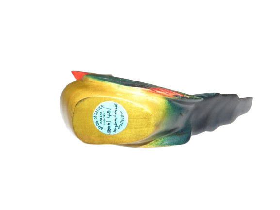 Vintage Feathers Gallery original, Knysna, Loerie, hand crafted collectors edition