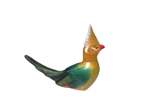 Vintage Feathers Gallery original, Knysna, Loerie, hand crafted collectors edition