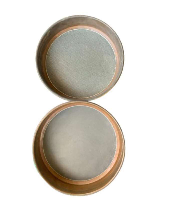 2 Antique Copper brass Endecotts London Gold mining sieve pan from Mine South Africa Made England