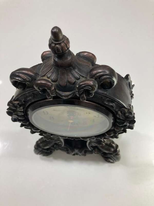 Vintage Rococo Table Clock