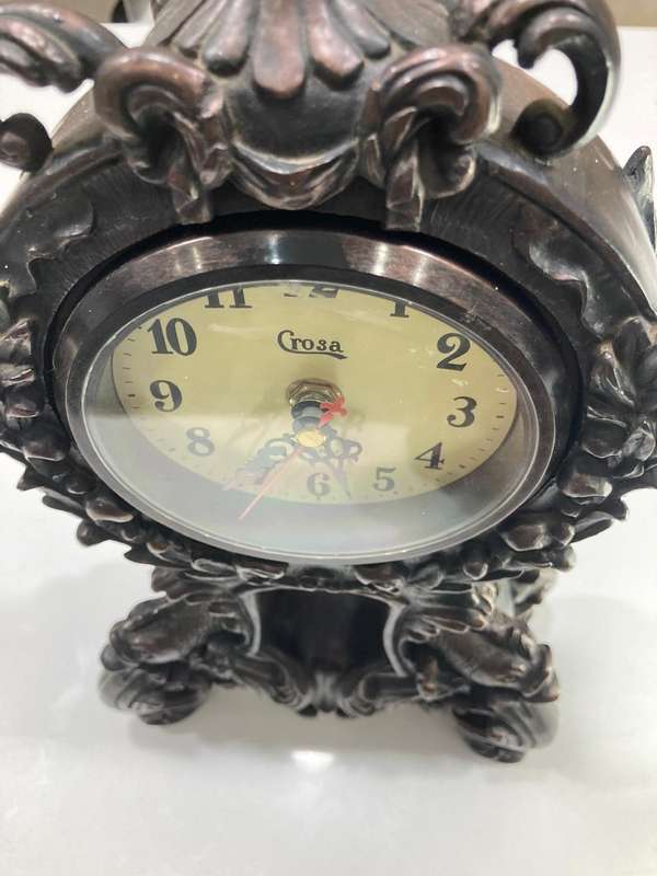 Vintage Rococo Table Clock