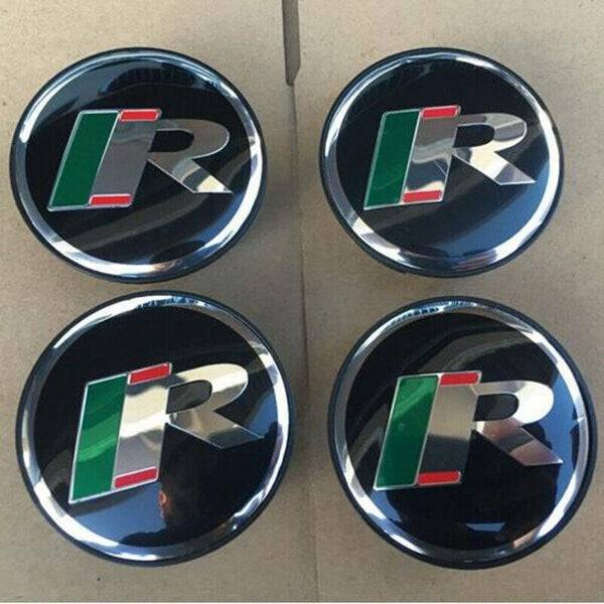 set of 4 Jaguar Wheel center cap badges