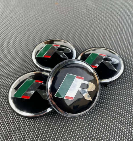 set of 4 Jaguar Wheel center cap badges