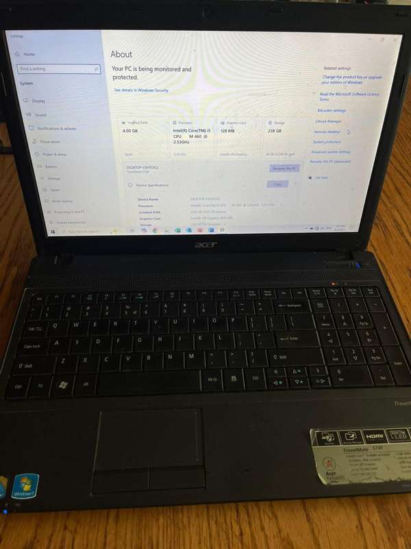 ACER TRAVELMATE 5740