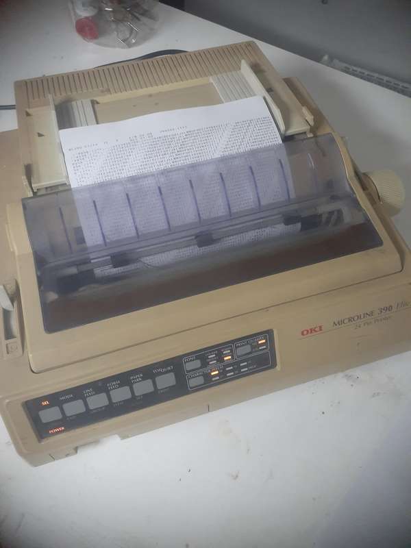 Refurbished OKI Microline 390 Elite 24 pin Dot Matrix Printer - LPT