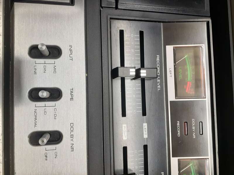 sharp rt-480tx tape deck 1980's working