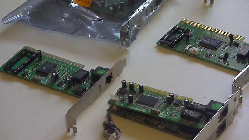 13 Ethernet network cards - various - LOT as per list below