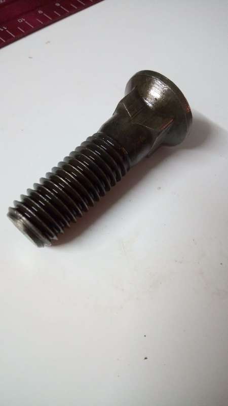 Grade 9 Dome Head Plow Bolt - 3/4" x 2-1/2" Minimum qty 50 per order