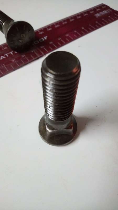 Grade 9 Dome Head Plow Bolt - 3/4" x 2-1/2" Minimum qty 50 per order