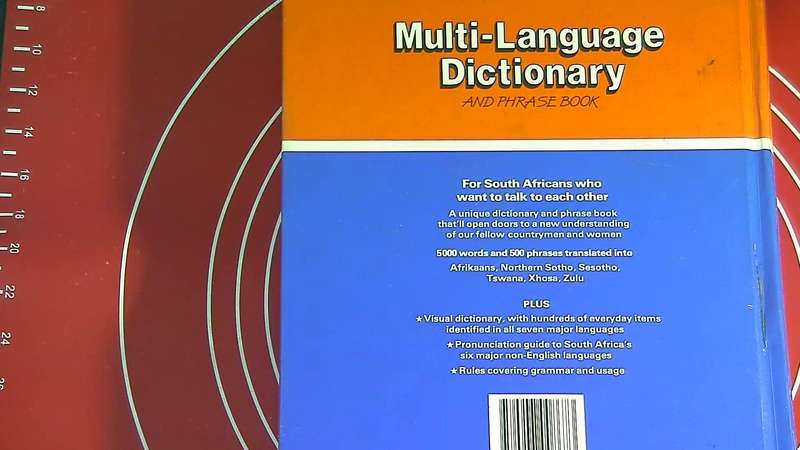 Hardcover - South African Multilanguage and phrase book Readers Digest