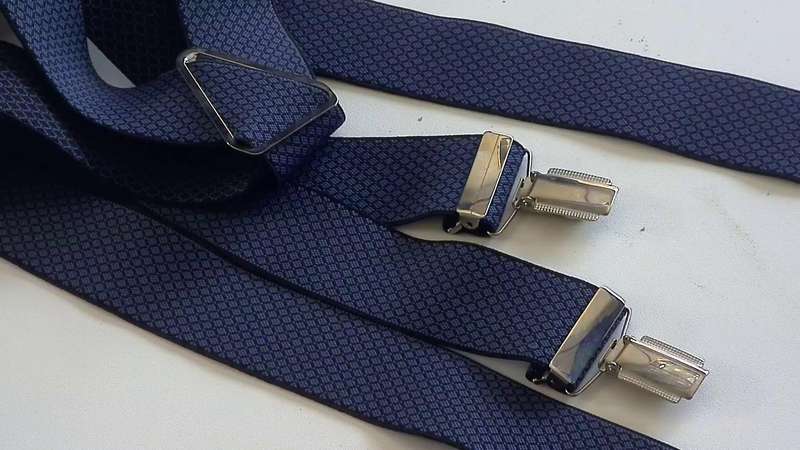 Suspender Solid Clip Triangular Metal Adjustable CAS GERMANY
