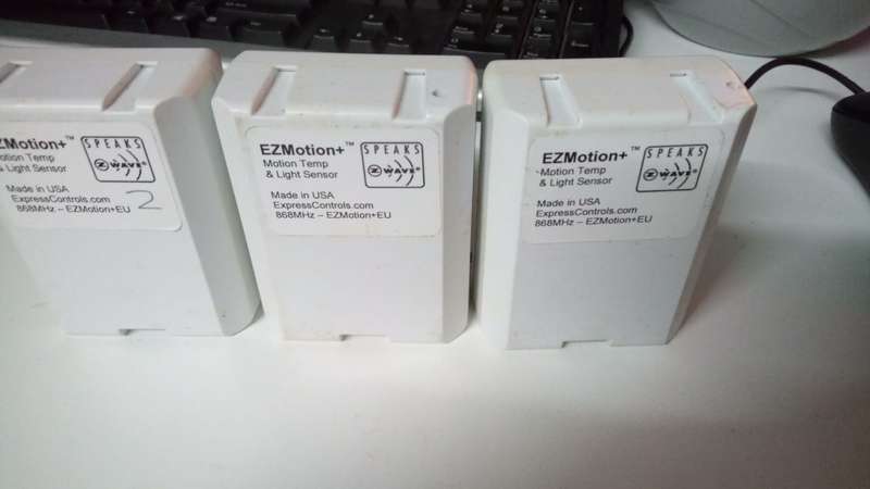 EZ Motion+ ZWave Motion Temp and light sensor