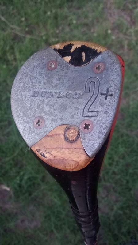 Vintage Dunlop Wood Golf driver 2+