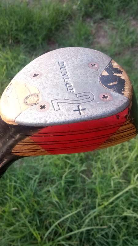 Vintage Dunlop Wood Golf driver 2+