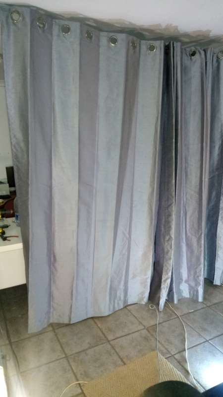 Eyelit curtains x 8