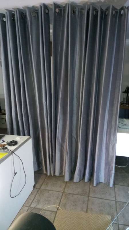 Eyelit curtains x 8