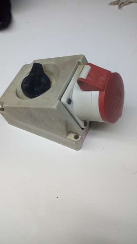 CEE 32A 5 Pin Industrial Socket SKU 5082 by WACO Waco 23A-6h (32A~380V) 3P+N+E Type 1333 Bals Norm