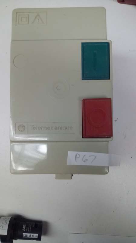 Telemecanique on off switch push button station