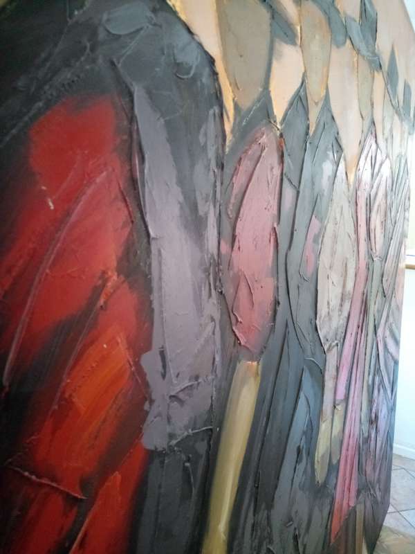 Large painting 1500mm x 1500mm on frame