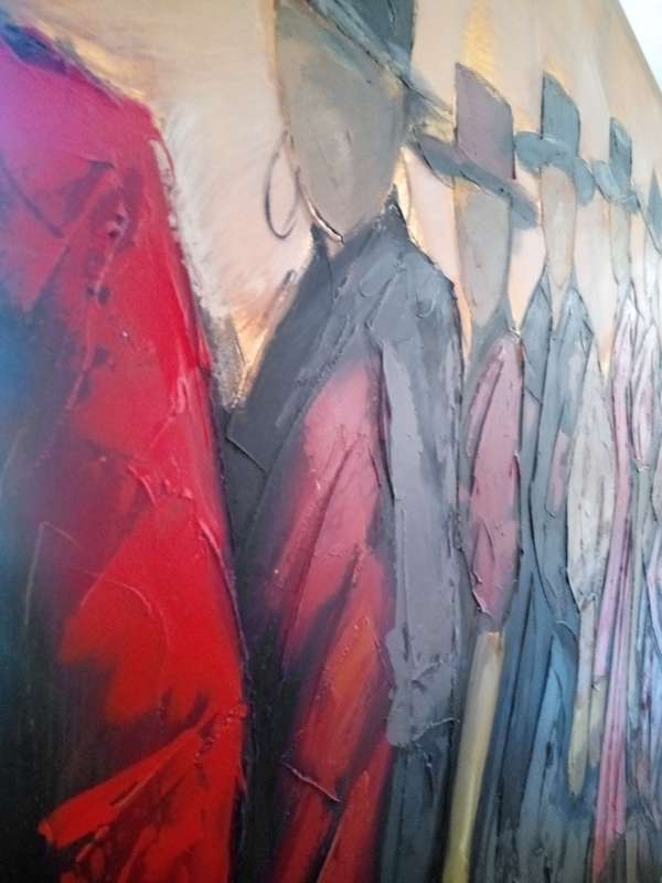 Large painting 1500mm x 1500mm on frame