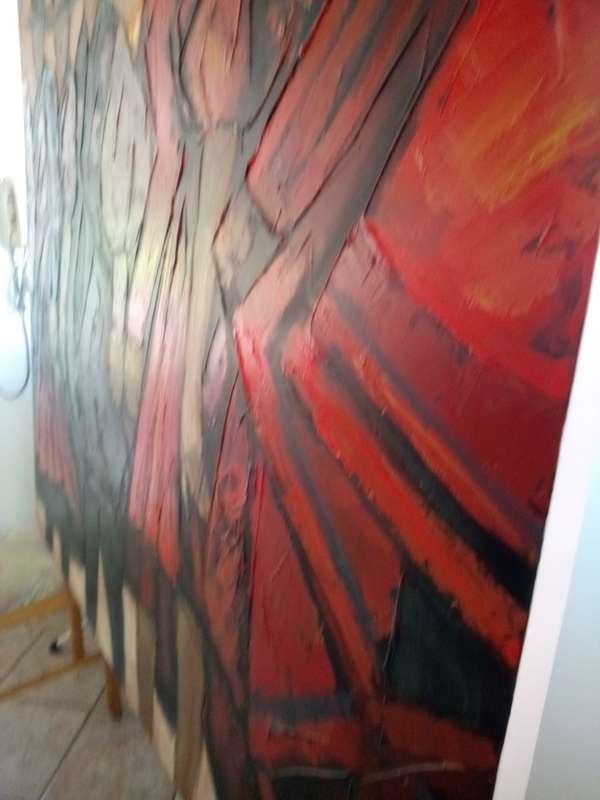 Large painting 1500mm x 1500mm on frame