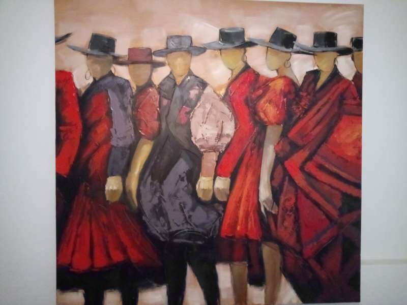 Large painting 1500mm x 1500mm on frame