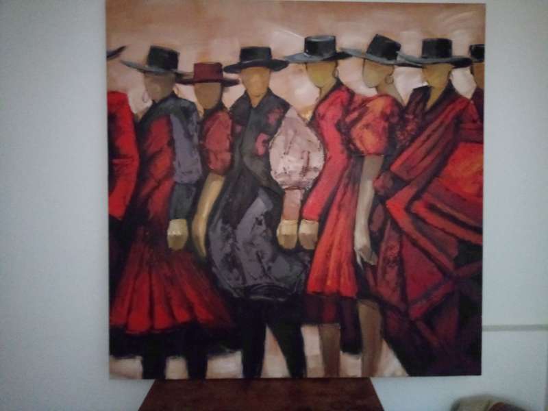 Large painting 1500mm x 1500mm on frame
